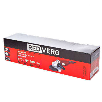 Машина шлифовальная угловая REDVERG RD-AG170-180S