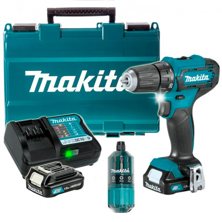 Аккумуляторная дрель-шуруповерт Makita DF333DWYE4