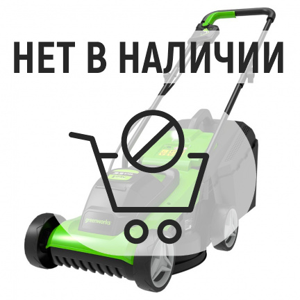 Аккумуляторная газонокосилка Greenworks G24LM33K2