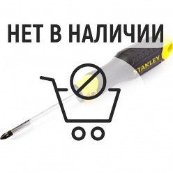 Отвертка крестовая STANLEY Cushion Grip PZ1х75мм 0-64-955