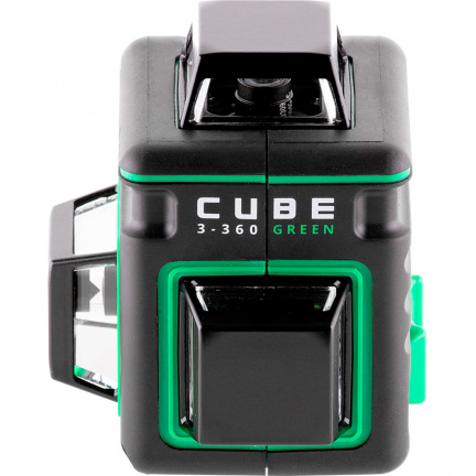 Лазерный уровень ADA Cube 3-360 Green Professional Edition