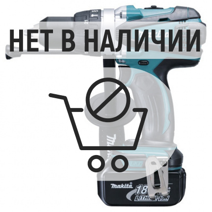 Аккумуляторная дрель-шуруповерт Makita DHP458RFE ударная