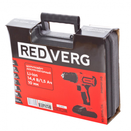 Аккумуляторная дрель-шуруповерт REDVERG RD-SD14L/2A